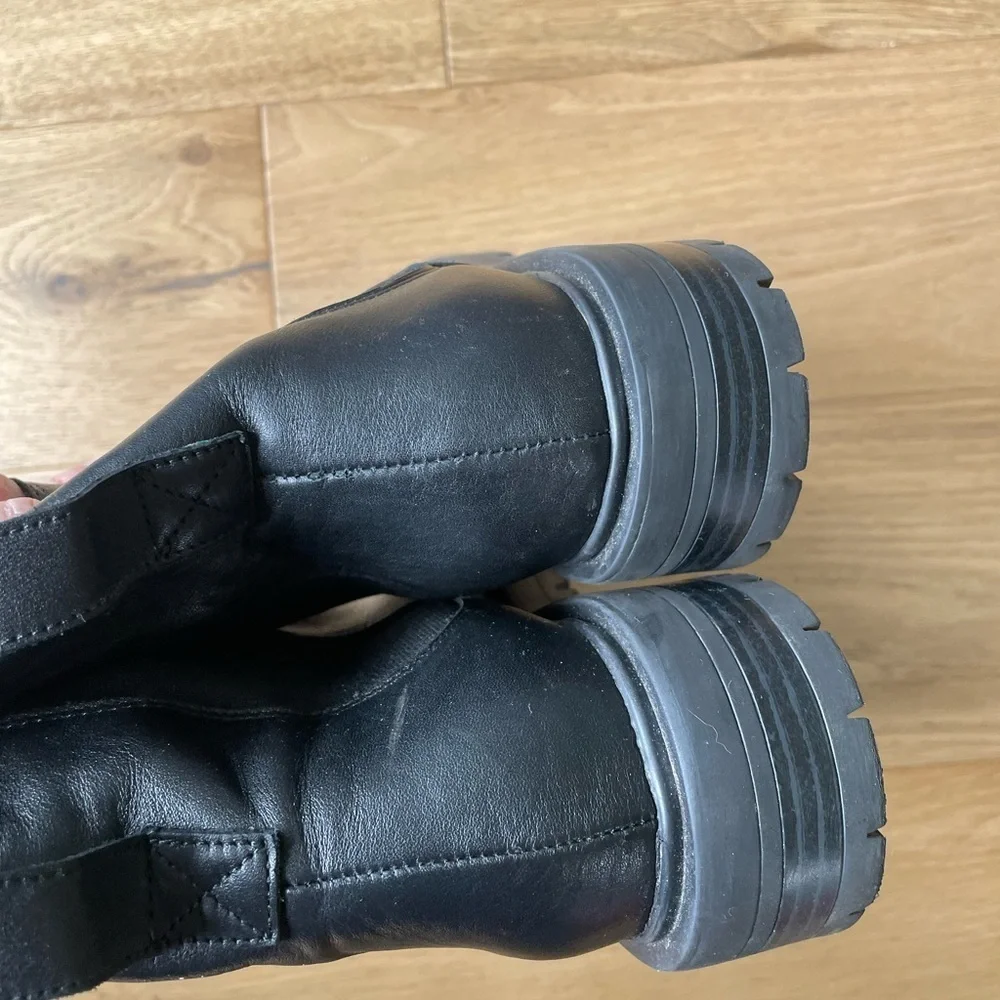 H&M soft leather chelsea boots